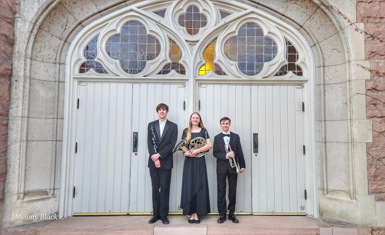 Three Eagles Play in CU Honor Band Pine Creek High School